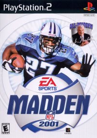 Madden 2001 Playstation 2 US box art